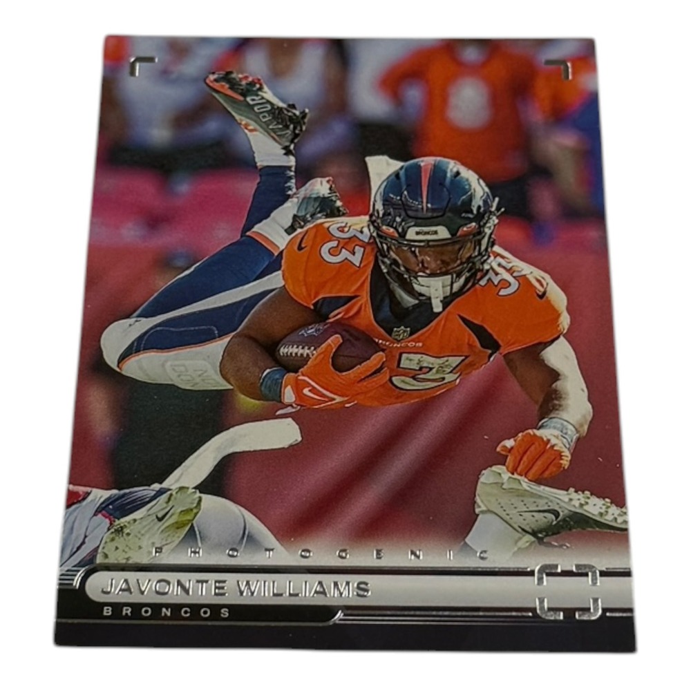 2022 Panini Chronicles Photogenic Javonte Williams Denver Broncos PH-10 NFL Card